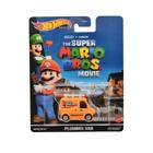 Carrinho Hot Wheels Premium The Super Mario Bros Movie Plumber Van DMC55