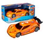 Carrinho Hot Wheels Programing Luzes Efeitos Sonoros Design Refinado Laranja Multikids