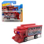 Carrinho Hotwheels Raijin Express Vermelho HW Haulers