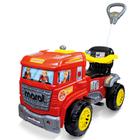 Carrinho Infantil 2 em 1 Passeio e Pedal Bombeiros Truck Maral