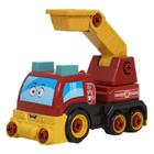 Carrinho Infantil Bombeiro Monta e Desmonta Coleção Homeplay