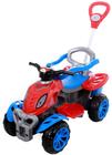 Carrinho Infantil Passeio e Pedal Quadriciclo 2 em 1 - Spider Homem Aranha - Maral