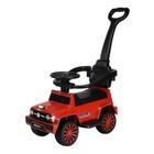 Carrinho Infantil Passeio Vermelho com Buzina Empurrador até 30Kg Multmaxx