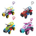 Carrinho Infantil Quadriciclo Passeio Com Pedal 2 Em 1 Maral