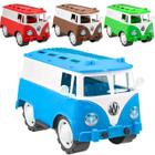 Carrinho Kombi de Brinquedo Kombica Colorido 28 cm - KENDY