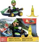 Carrinho Luigi Megagiros Spin Out - Mario Kart Candide 3022