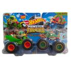 Carrinho Mattel Monster Trucks Hot Wheels Fyj64 Pack Com 2un