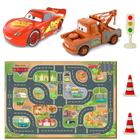 Kit Carros com 2 Carrinhos Relâpago Mcqueen Tow Mater Toyng