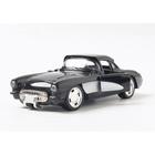 Carrinho Miniatura Chevrolet Corvette 1957 Escala 1:34 (Preto) - Kinsmart