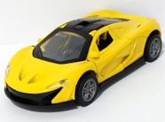 Carrinho Miniatura McLaren Abre Porta Fricção Metal Escala 1:32(Amarela)