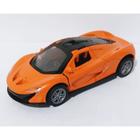 Carrinho  Miniatura McLaren Abre Porta Fricção Metal Escala 1:32(Laranja)