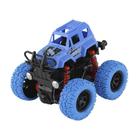 Carrinho Miniatura Monster Truck Pick UP Com Fricção Azul