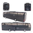 Carrinho Miniatura Ônibus De Metal Abre Porta Fricção