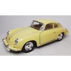 Carrinho Miniatura Porsche 356 B Carrera 2 Escala 1:32 (Bege)