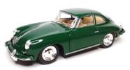 Carrinho Miniatura Porsche 356 B Carrera 2 Escala 1:32 (Verde) - Kinsmart