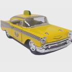 Carrinho Miniatura Táxi Americano Bel Air Ferro Fricção Escala1:40 - Kinsmart