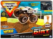 Carrinho Monster Jam com Massa Areia e Acessérios