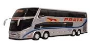 Carrinho Ônibus Miniatura Prata 1800 Dd