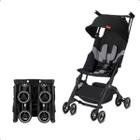 Carrinho para Bebê Pockit+ All-Terrain Y Velvet Black de 6 meses a 4 anos 22kg 619000215