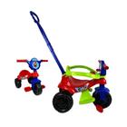 Carrinho Passeio Pedal Haste Infantil Triciclo Dog Vermelho - KENDY