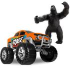 Carrinho Pick Up Monster Truck Com Gorila King Kong
