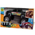 Carrinho Pick Up Titã Alpha Monster Truck 0033 - Samba Toys