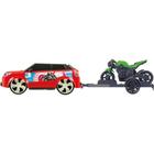 Carrinho Snake ECO com Moto 18,7X14X24 CM - Kendy Brinquedos