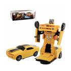 Carrinho Transformers: Brinquedo Camaro Robô Com Efeitos.