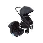 Carrinho Travel System Cosco com 4 Rodas 3 Posições Reclináveis Poppy Duo Mescla