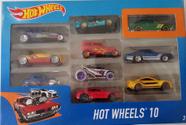 Carrinhos Hot Wheels HW Pacote 10 Carros - 2017