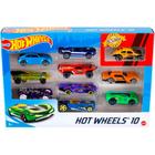 Carrinhos Hot Wheels Pacote com 10 Carros Sortidos - 54886 - Mattel
