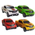 Carrinhos PickUp Caminhonete 02 Unidades Miniatura Infantil Cores Sortidas