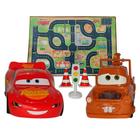 Carrinhos Pista Tapete Relâmpago Mcqueen E Mate Brinquedo