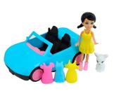 Carro Boneca Laynier 06 peças brinquedo meninas divertido - Filó Modas