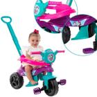 Carro com Pedal Infantil de Passeio KEMOTOCA Baby Carrinho Empurrar Pedalar