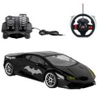 Carro Controle Remoto 7 Funções Batman Recarregavel Candide