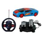 CARRO ESPORTIVO HOMEM ARANHA C/ CONTROLE REMOTO 7 FUNCOES MIMO 3188