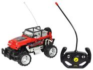 Carro Controle Remoto Jipe Champion Vermelho DMT5059 Dm Toys