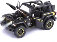 Carro de brinquedo, modelo fundido sob pressão com som e luz - 3-8 anos - preto