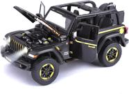 Carro de Brinquedo Modelo Fundido sob Pressão com Som e Luz - 3 a 8 Anos - Preto