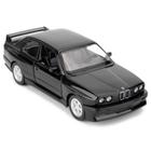 Carro de brinquedo RMZ City BMW M3 1987, escala 1:36, moldado sob pressão, preto