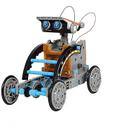 Carro de brinquedo solar autoinstalado Toy Wokex 12 em 1 montado DIY