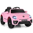 Carro de passeio Costzon Volkswagen Beetle 12V com controle remoto