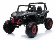 Carro Elétrico Criança Buggy UTV 4x4 - C. remoto - 12v Preto