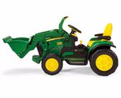 Carro Elétrico Mini Trator John Deere Ground Loader