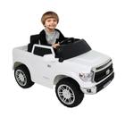 Carro Elétrico Toyota Tundra 12v Branco Belfix 929301