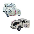 Carro Fusca 53 Herbie Carrinho Miniatura de Ferro a Fricção