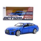 Carro Miniatura Metal BMW I4 M50 1:32 Action c/ Som e Luz