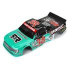 Carro RC ARRMA 2023 LED No.38 F150 NASCAR TRK Body Teal Infractn 6S