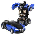 Carro Robô 2 em 1 para Meninos - Transformação Automática - Brinquedo Infantil de Plástico